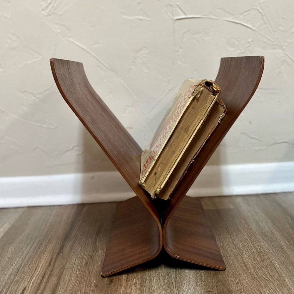 Vintage MCM Bentwood Magazine Rack by Paul Rowan for Umbra - Picture 5 of 9